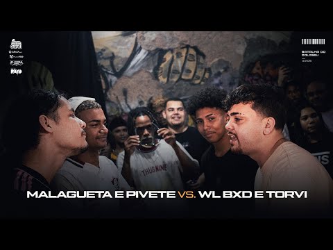 (REVANCHE🔥) MALAGUETA E PIVETE X WL E TORVI - SEGUNDA FASE - BATALHA DO COLISEU - EDIÇÃO #205