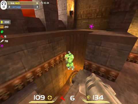 Vo0 vs carnage quake live quakecon08 dm13 p2o2