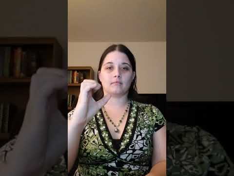 Sign Language Vote Reminder.