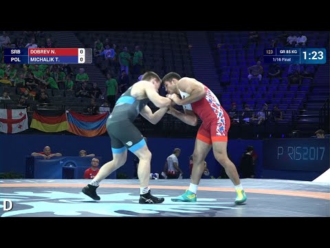 1/16 GR - 85 kg: T. MICHALIK (POL) df. N. DOBREV (SRB) by VPO1, 2-1