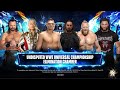 Brock Lesnar vs Roman Reigns vs Seth, Cody, Drew | WWE elimination chamber match | WWE 2k24 Gameplay