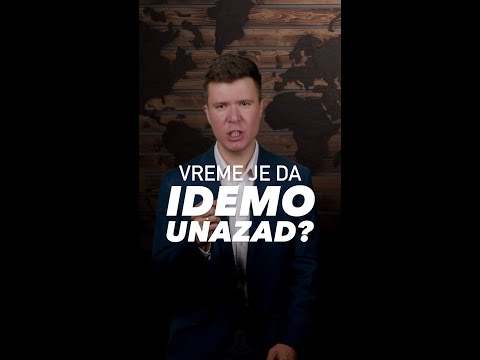 Malagurski: Vreme je da idemo unazad?