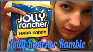 [BINAURAL ASMR] Jolly Rancher Ramble (ear-to-ear whispering, hard candy, mouth sounds, crinkling)
