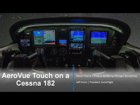 Webinar - BendixKing AeroVue Touch in a Cessna 182
