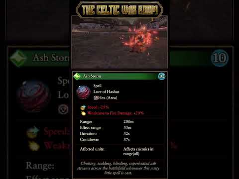 Ash Storm - Lore Of Hashut | Total War Warhammer 3 #Shorts