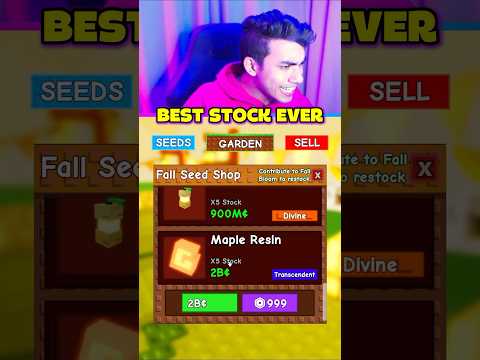 GROW A GARDEN BEST STOCK EVER 😍