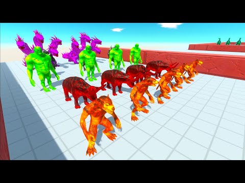 COLORED FANTASY CHAMPIONSHIP - Animal Revolt Battle Simulator