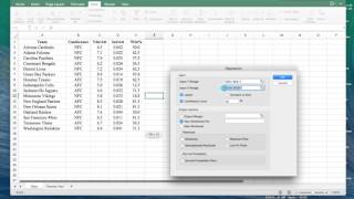 How to perform a Regression Analysis on Microsoft Excel 2016 on a Mac