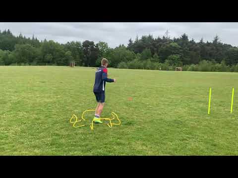 Football Drill - Ladder/Poles/Cones