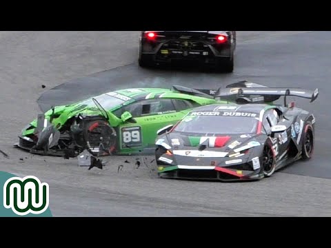 Lamborghini ST, Mclaren Trophy & Clio Cup 2023: Crashes, Spins & Action at Nürburgring