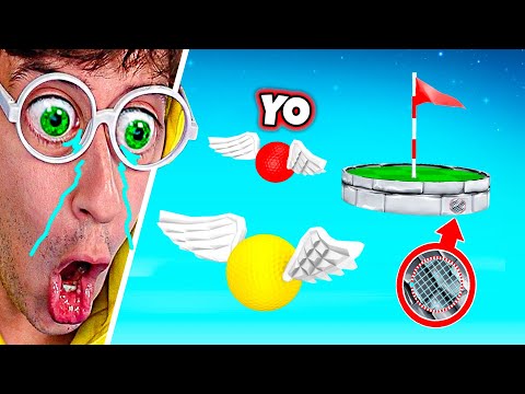 NO ENTIENDO ⛔ HOYO TROLL vs HERMANO 😂⛳! (Golf it volando) - TEKENDO