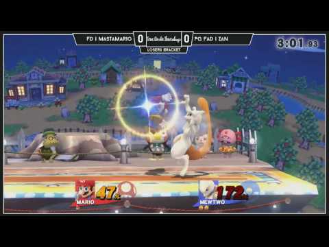 True Combo Thursdays #1: FD | MastaMario (MARIO) vs PG FAD | Zan (MEWTWO)