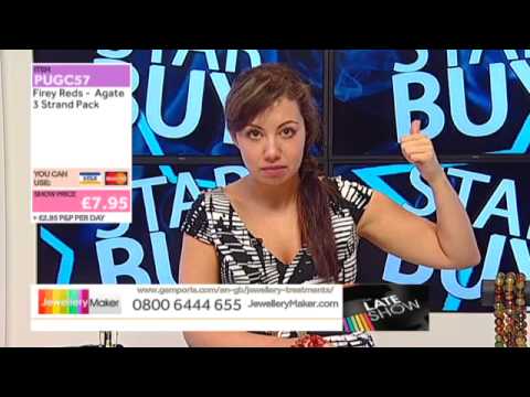 Sapphire Beads: JewelleryMaker Live 08/03/14