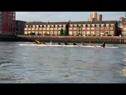 Rowing session - Thames, London - Globe Rowing Club
