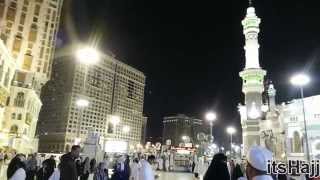 preview picture of video 'Late night view outside Bab-e-Abdul Aziz, Masjid Al Haram Makkah'