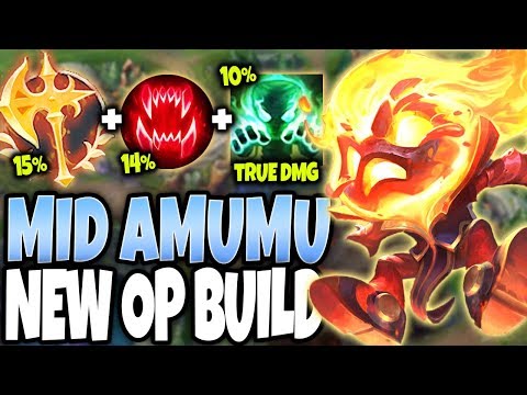 *NEW OP BUILD* Conqueror + Ravenous = AMUMU MONSTROUS HEAL 🔥 LoL Mid Lane Amumu s10 Gameplay