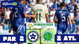 Parnahyba x Atlético-PI. Campeonato piauiense 1° rodada. Gols e melhores momentos.