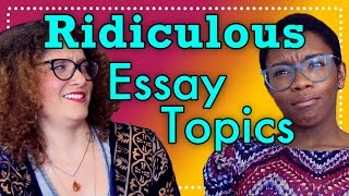 Students React to Crazy College Application Essay Topics, Funny Admissions Video, Best Reactions