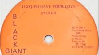 Jim Manns - I Got To Have Your Love - Black Giant Records 1980