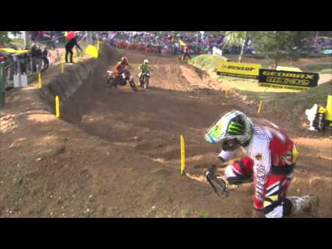 MXoN 2014 Valentin Ander & Lonka Lukasz Crash - Motocross