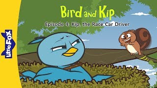 Bird and Kip 4 | Kip, the Race Car Driver | Friendship | Little Fox | Bedtime Stories