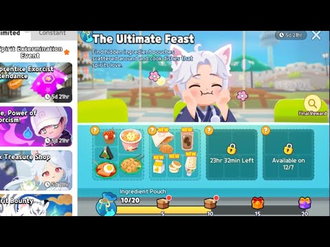 How to Complete The ultimate Feast Day 2. Pouch Locations in Downtown  | Play Together game