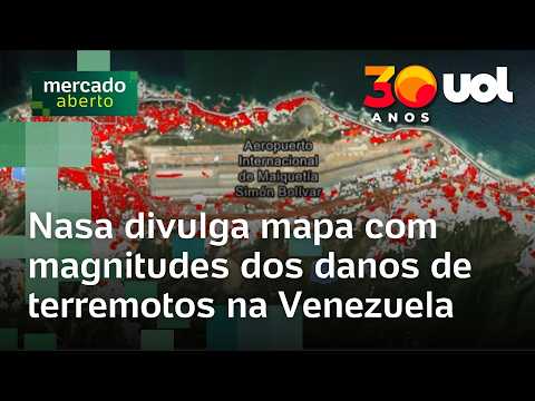 Terremoto na Venezuela: NASA divulga mapa detalhado com a magnitude dos danos causados