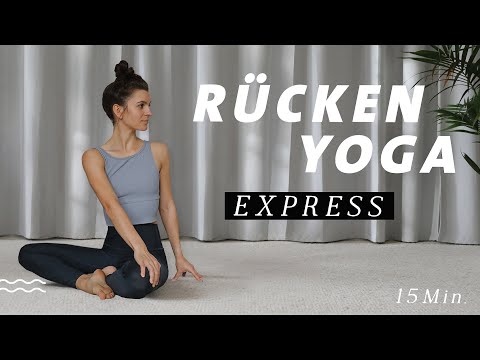 Rücken Yoga für Anfänger | Übungen gegen Rückenschmerzen und Verspannungen | 15 Min. Express