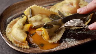Explosive Pasta (Ravioli with Yolks)