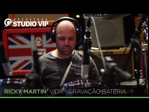 Backstage Vip - Ricky Martin (Vida) (Gravação Bateria)