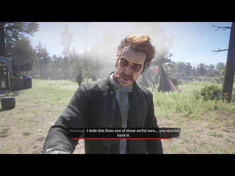 Reverend Swanson has a gift for Arthur Morgan | Rdr2