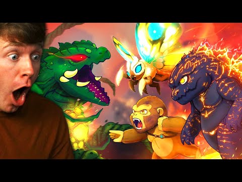 Reacting to BABY THERMO GODZILLA vs BABY BIOLLANTE