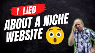 I lied about a niche website 😲 Shocking Behaviour!