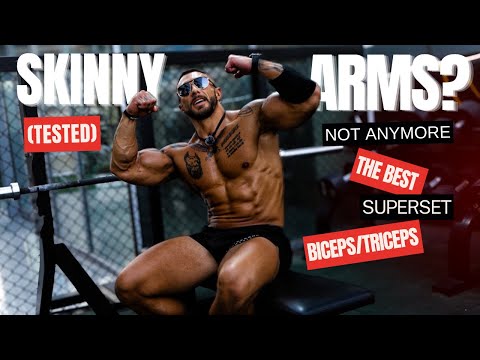 No More Skinny Triceps - The Best Superset Arms Workout Tested!