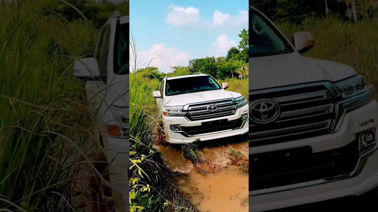 Toyota Land Cruiser v8 White 🤍 #viralreels #4x4rwd #toyotacars #shortvideo #offroad