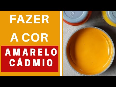How to make Cadmium Yellow by mixing paints