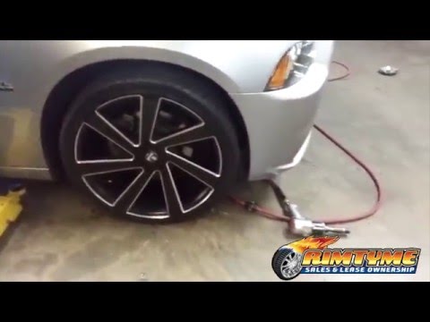 2014 Dodge Charger on 22" Dub Directa's Leaving RImtyme Stone Mountain