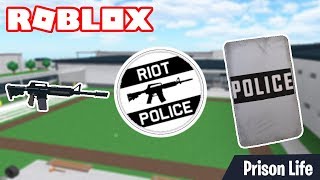 How To Get Free Riot Police Game Pass - roblox prison life weapon glitches youtube