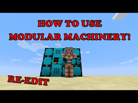 How to use Modular Machinery RE EDIT