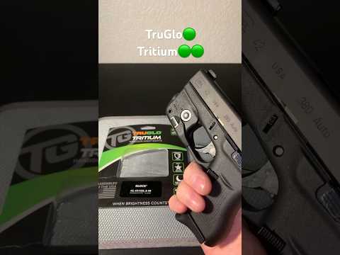Glock 42 with TruGlo Tritium night sights‼️#380 #glock #glock42 #tlr6