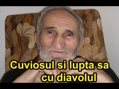 The Venerable Gherontie and his fight with the devil, at the Cell of Father Iustin Pârvu