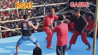 Download lagu Pencak dor GASMI VS PSHT di wotmangu || #martialart Ring bambu mp3