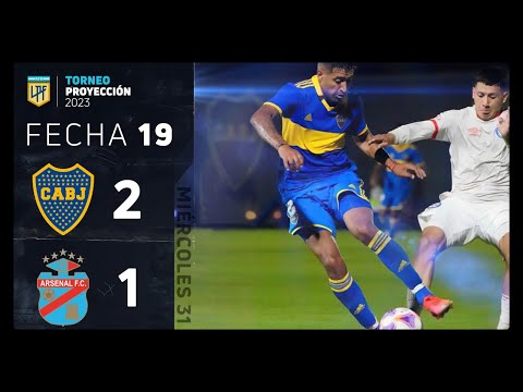 #TorneoProyección 2023 | Fecha 19 | resumen de Boca y Arsenal