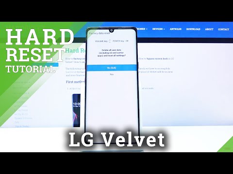 How to Hard Reset LG Velvet – Bypass Screen Lock / Wipe Data
