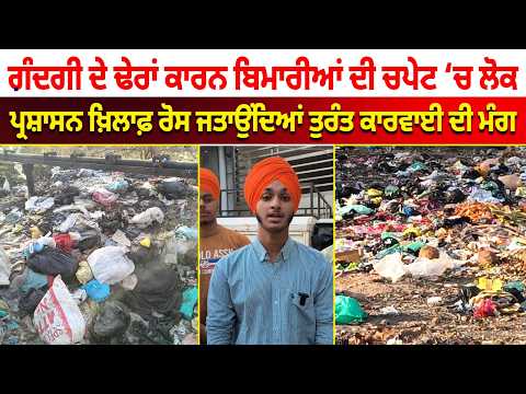 ਗੰਦਗੀ ਦੇ ਢੇਰਾਂ ਨੇ ਲੋਕਾਂ ਦਾ ਜੀਣਾ ਕੀਤਾ ਮੁਹਾਲ