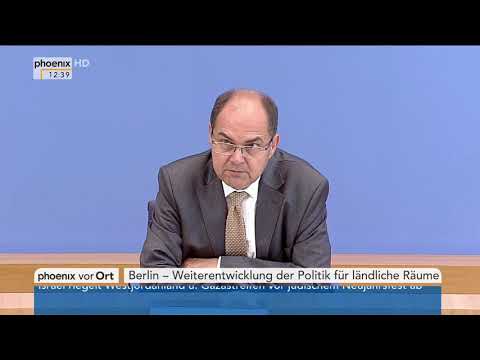 Christian Schmidt zur Weiterentwicklung der Politik für ländliche Räume am 20.09.17