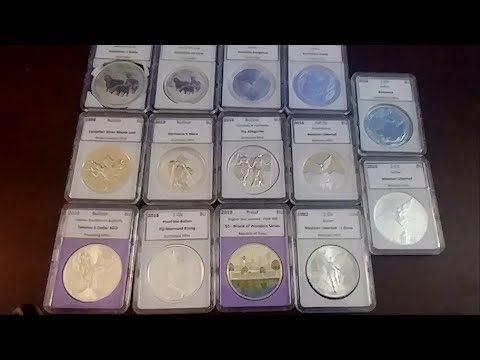 World Silver Bullions 10/10/2021: Palau, Fiji, Tokalau, Germany, Mexico, Canada, England, Australia