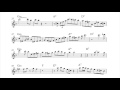 Moanin' - alto saxophone solo transcription