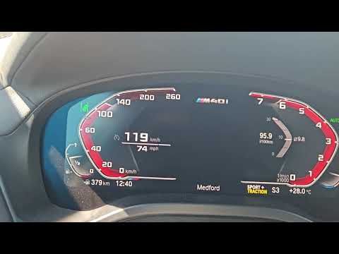 BMW X3 lCI M40i 2022 acceleration with Launch Control