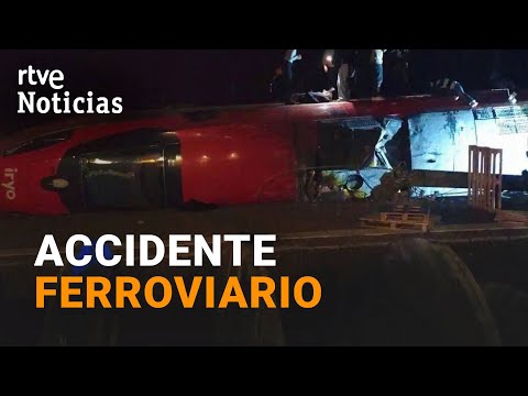 AL MENOS VEINTIÚN MUERTOS AL DESCARRILAR DOS TRENES EN ADAMUZ, CÓRDOBA | RTVE Noticias